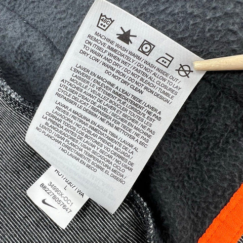 Nike Oklahoma State OSU Cowboys Therma Hyper Elite Jacket Men's Gray Size L