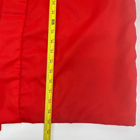 Vintage Japanese Kimono Robe Red Acetate Embroidered Dragon Made in Japan