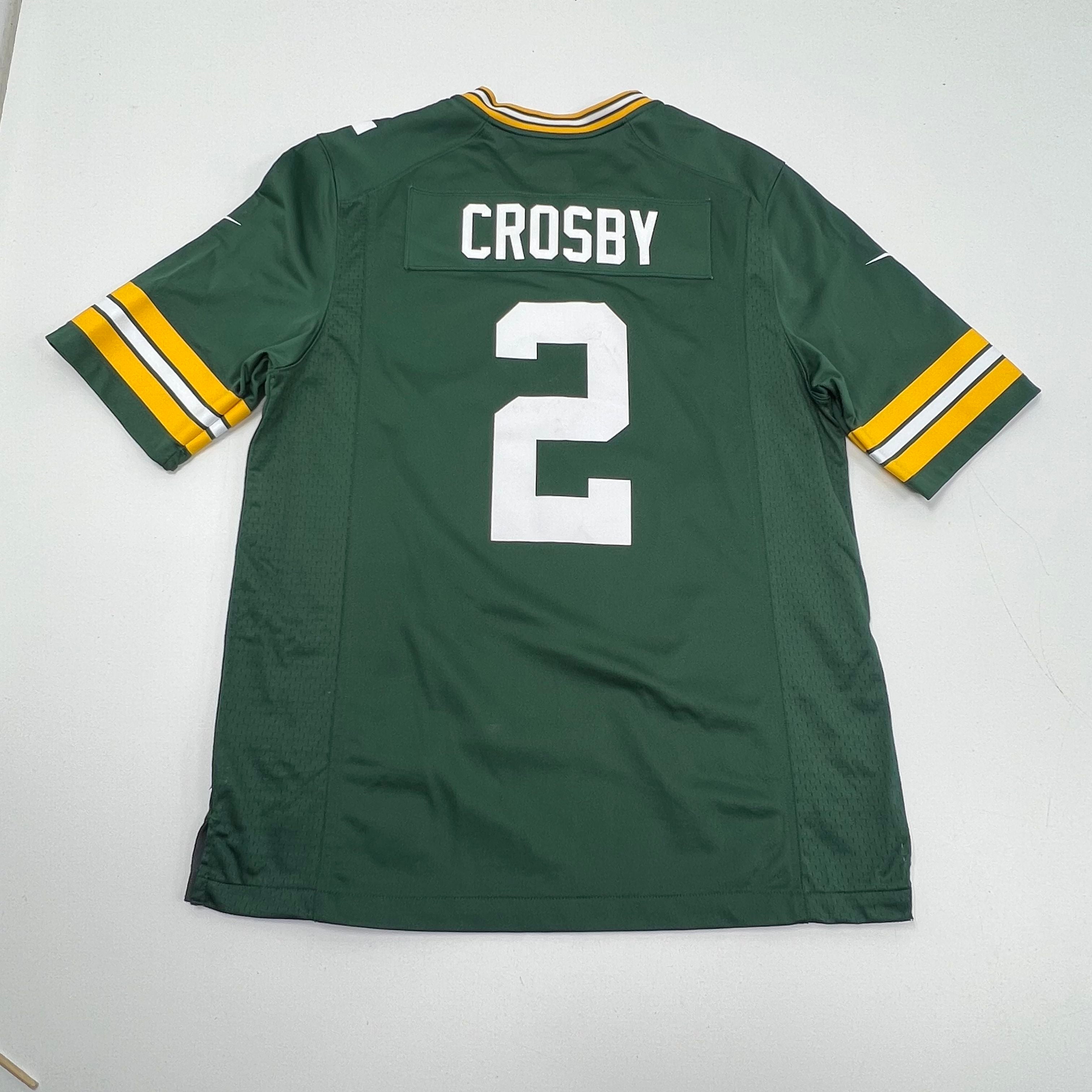 Nike NFL Green Bay Packers Mason Crosby #2 On Field Football Jersey Men's L