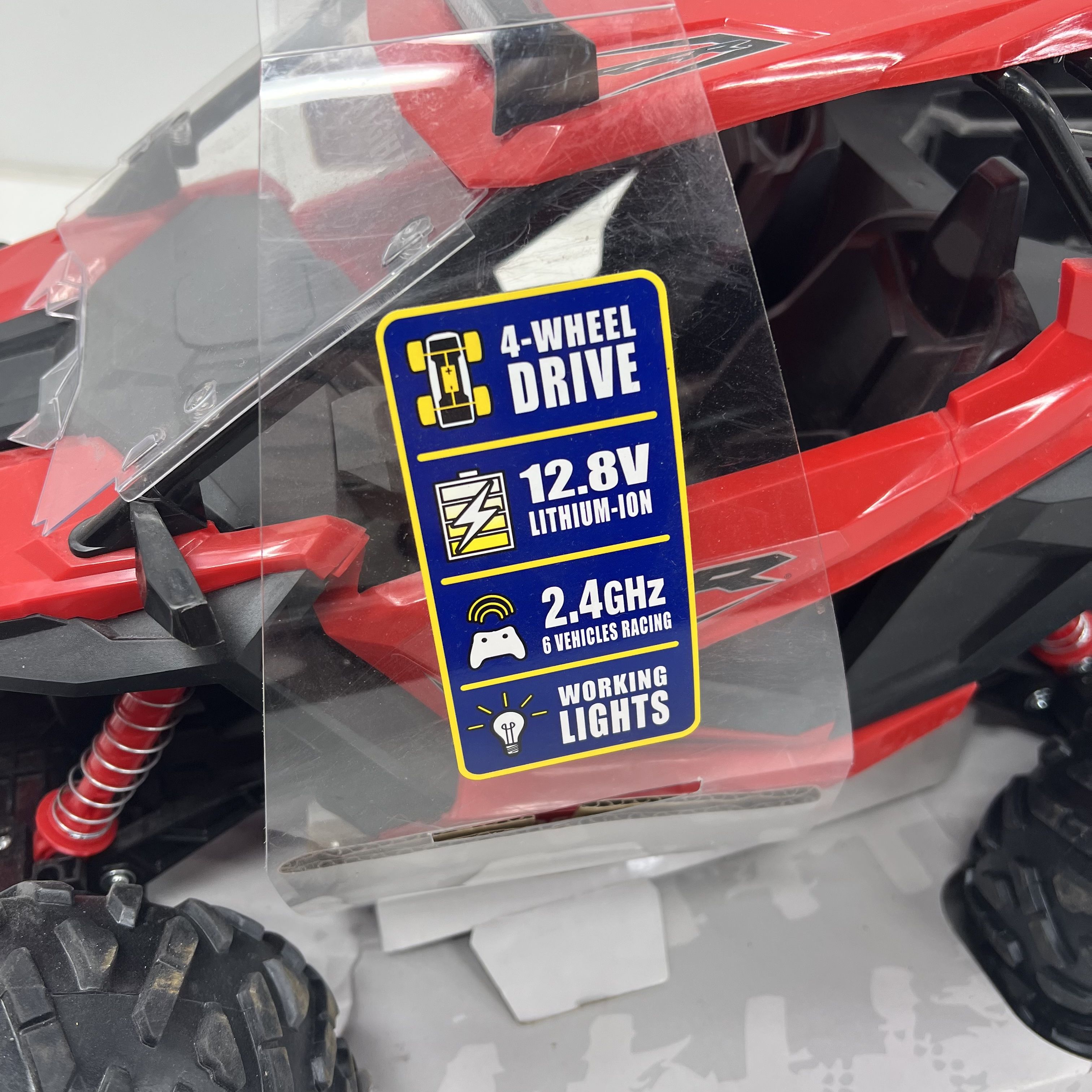 New Bright 1:5 Scale Remote Control Polaris RZR XP Pro ATV *Missing Remote AS-IS