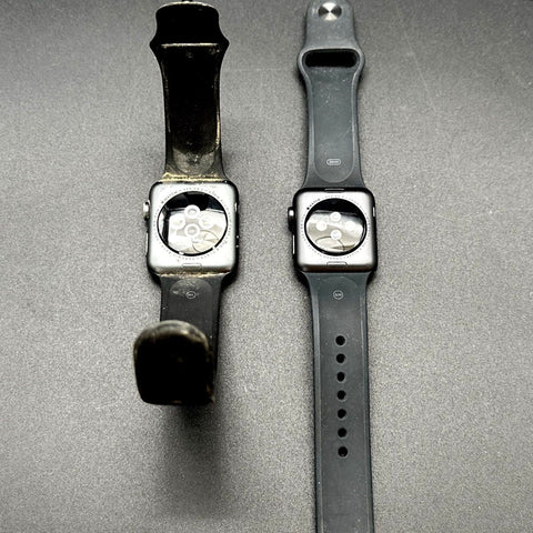 Apple Watch Lot 2 Pieces Series 2 42mm & Series 1 38mm Space Gray Not Tested