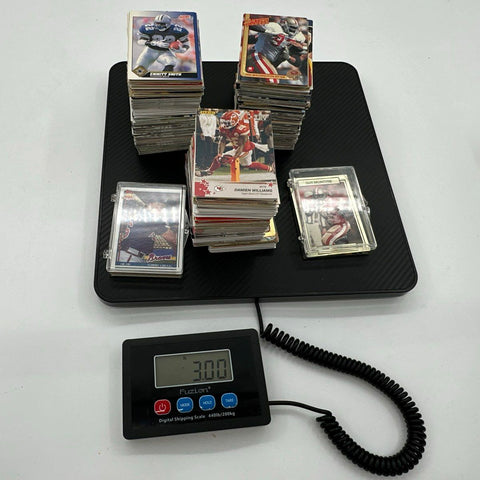 Sports Card Lot Mixed Baseball Football 1990s-Present Approximately 300 Cards