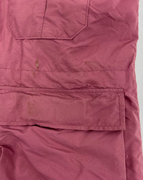 Vintage 80s LL Bean Mauve Baxter State Parka Insulated Hooded Jacket Womens L