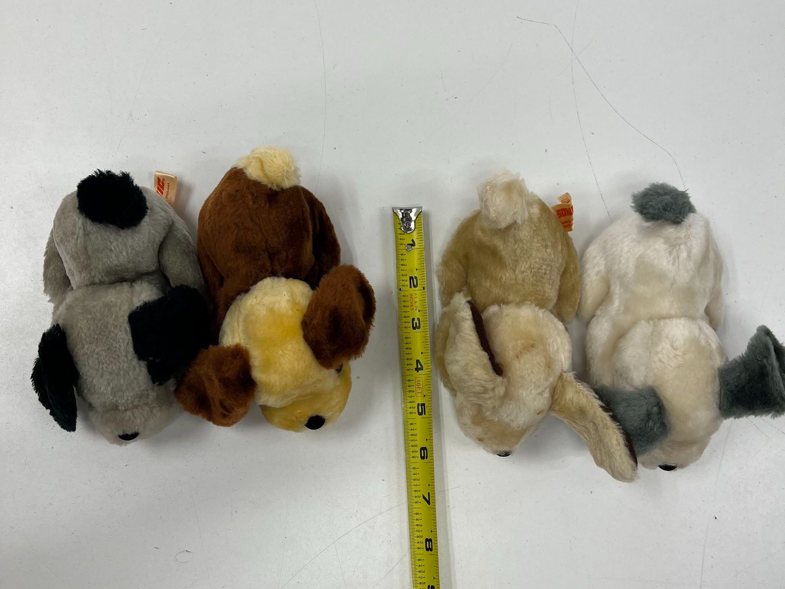 Vintage 1987 Sonic Drive-In Coney Pup Plush Toy Lot of 4 Nankung Promotions
