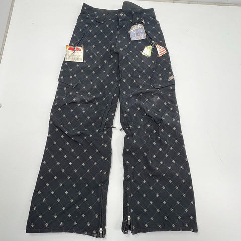 DC Men's Y2K Exotex 10K Ski Cargo Pants Black All Over Logo Sz S