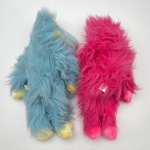 Sugar Loaf Plush Lot 2 Shaggy Monster Stuffed Animals Vintage 1988 New With Tags