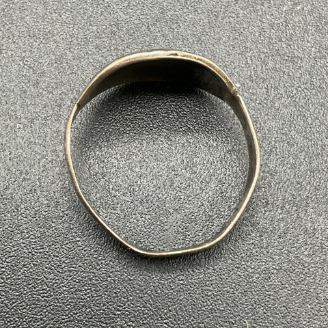 Vintage Jimmie Nezzie Navajo Sterling Silver Ring Size 7 Native American