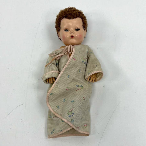 Vintage American Character Composition Bent Limb Baby Doll Sleep Eyes 13"