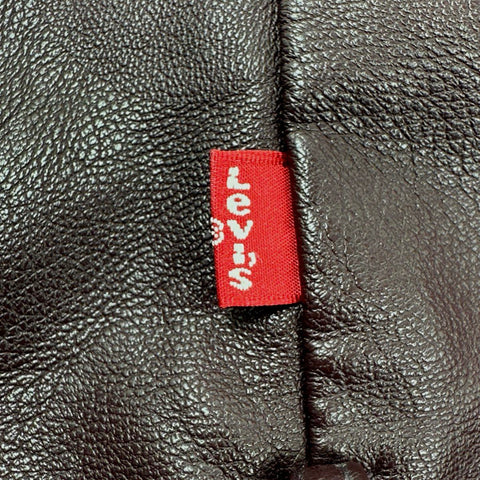 Levi's Women's Burgundy Faux Leather Asymmetric Belted Moto Jacket Sz 3X