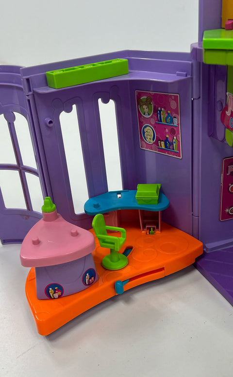 Vintage Collectible Toys Mattel Polly Pocket Mall Cafe Fold Out Play Set Lot
