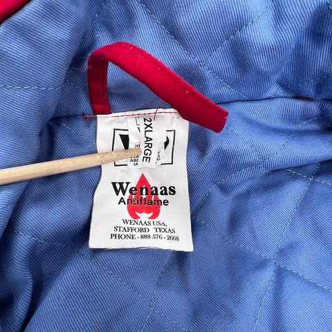 Vintage 90s Wenaas Antiflame Halliburton Sperry Drilling Coveralls Sz 2XL