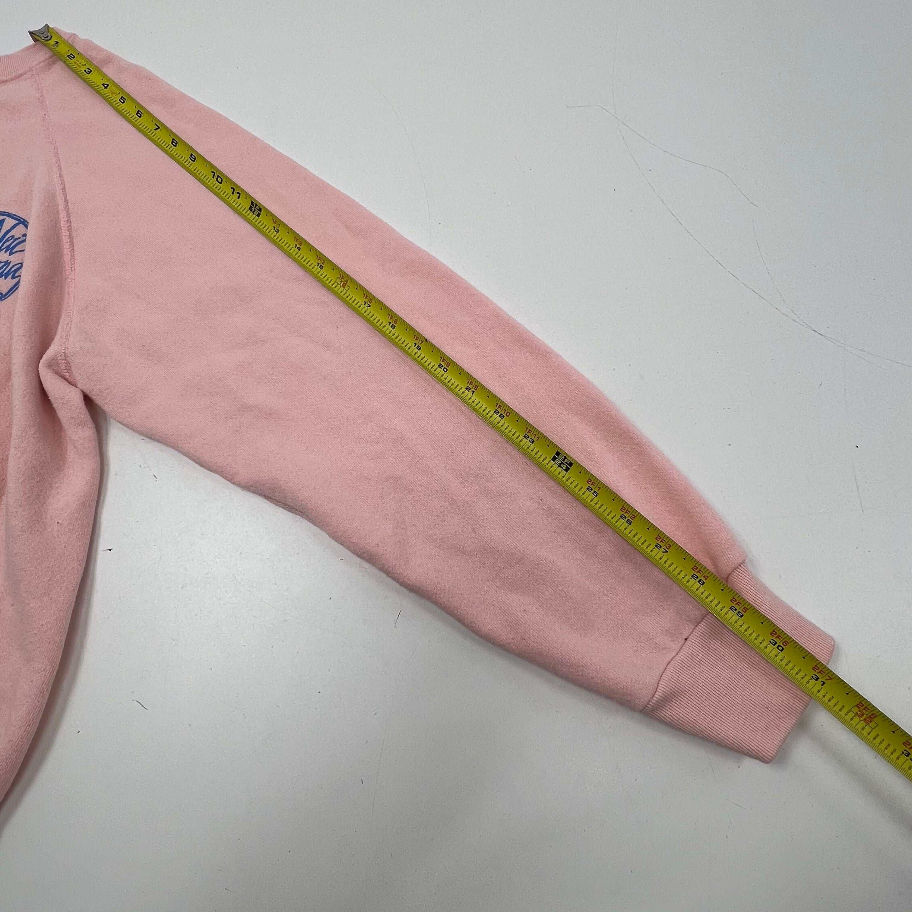 Vintage 90s Neil Diamond '93 Tour Pink Graphic Cut Neck Sweatshirt Men's XL