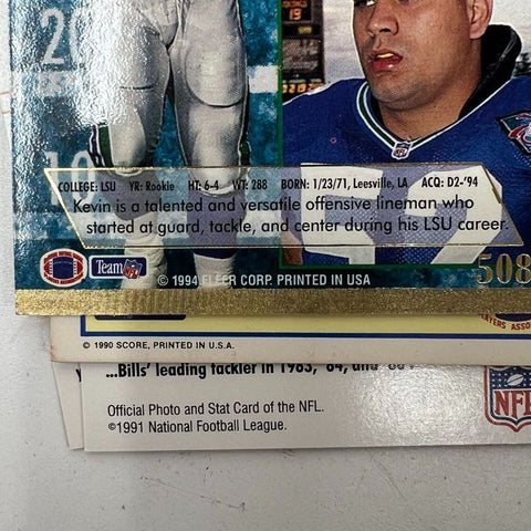 200+ Football Card Lot 1990s-2000s NFL Topps Upper Deck Inserts Stars