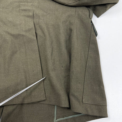 Vintage 1968 USMC Wool Serge Service Alpha Uniform Jacket Marcie Dale Sz 40R