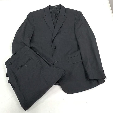 Kenneth Cole Awearness Charcoal Wool Blend 2-Piece Suit Men's 44R 38W