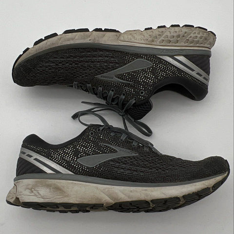 Brooks Ghost 11 Black Ebony Grey Men's Running Shoes Size 11