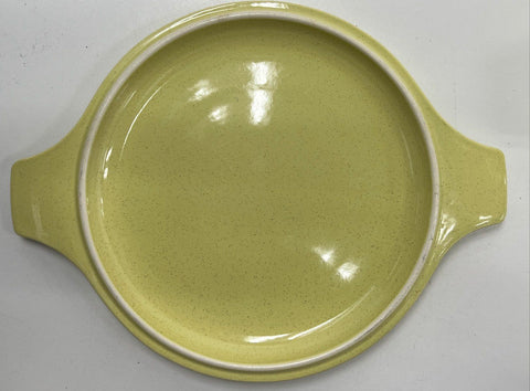 Speckled Ceramic Casserole Dish With Lid 13" Mid-Century Modern