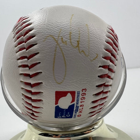 1993 KC Royals Gary Gaetti Jeff Cox Multi-Signed Team Autograph Baseball