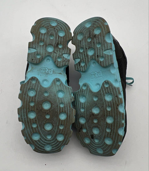 Timberland PRO Powertrain Alloy Toe Black Blue Work Shoe Women's Size 7M 92668