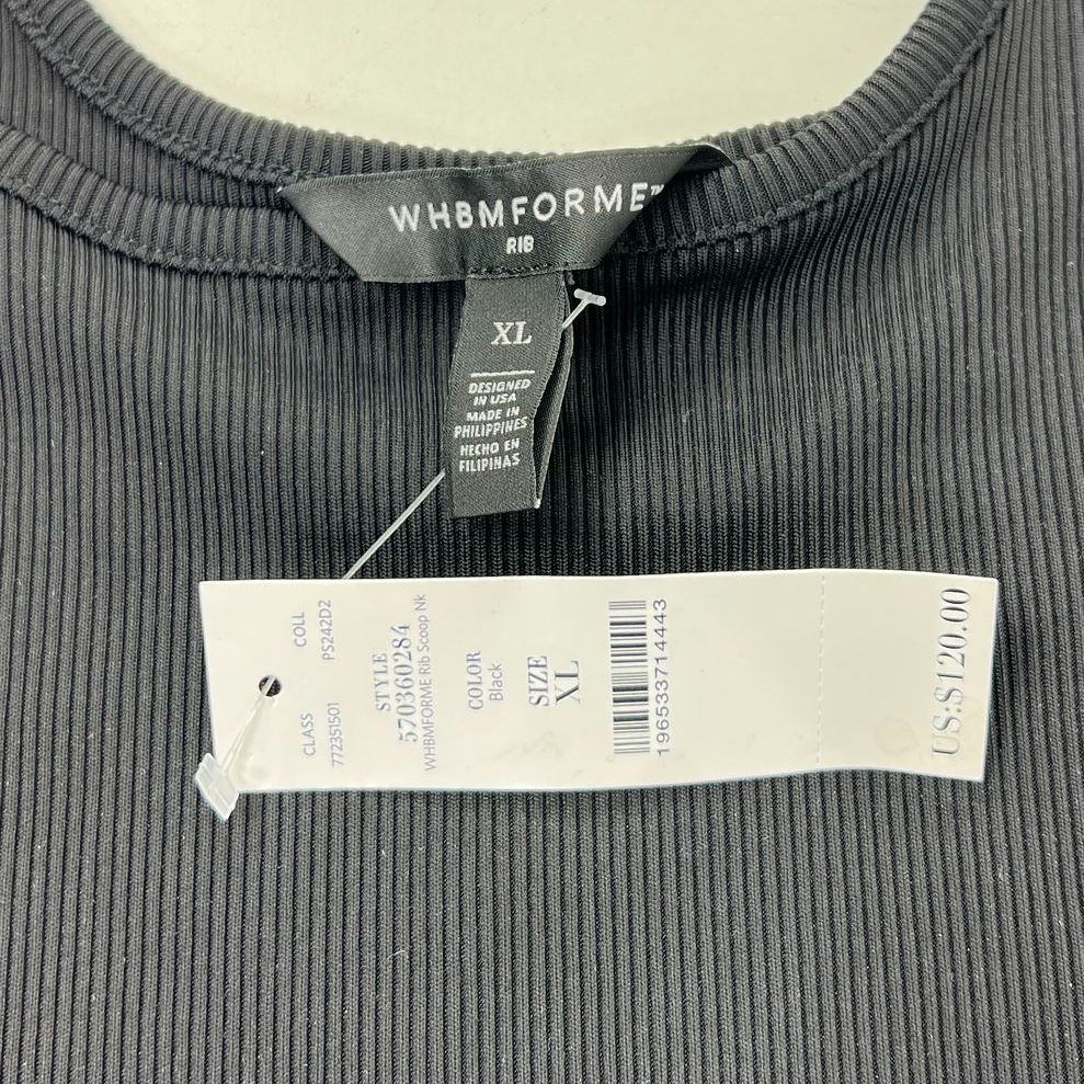WHBM White House Black Market FORME Ribbed Knit Sleeveless Maxi Dress NWT Sz XL
