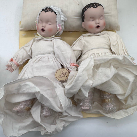 Bessie Pease Gutmann Double Blessing Porcelain Doll Set Limited Edition With COA