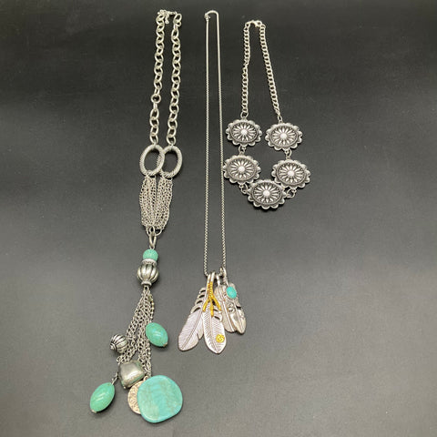 Southwestern Western Jewelry Lot Shyanne Turquoise Style Necklace Earrings