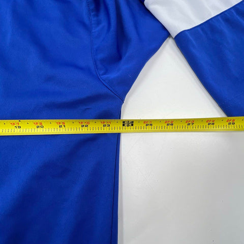 Minnesota Fighting Saints WHA Throwback Hockey Jersey Men's Blue MARK 24 Size XL