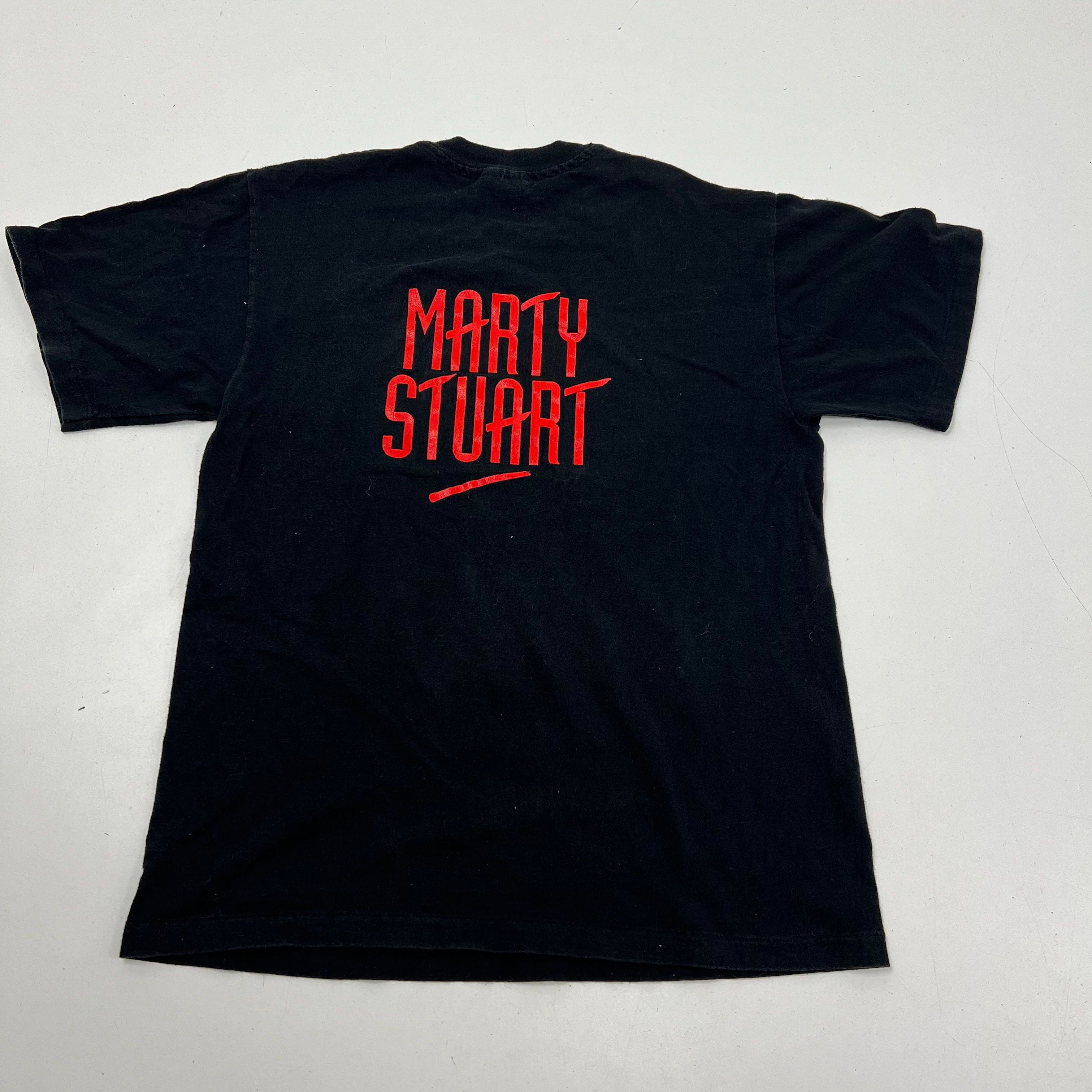 Vintage 1991 Marty Stuart T-Shirt Single Stitch Giant Made in USA Sz M
