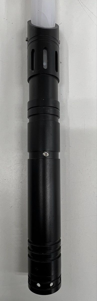 Custom FX Light Saber Toy Black Metal Hilt 45 Inch Blade Untested No Charger