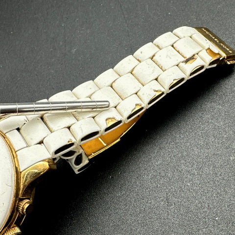 Michael Kors Watches Lot of 2 MK-5145 Chronograph & Rose Gold Tone Crystal