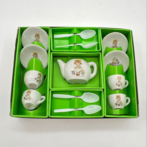Vintage Chilton Betsey Clark China Tea Set Miniature Porcelain Japan In Box