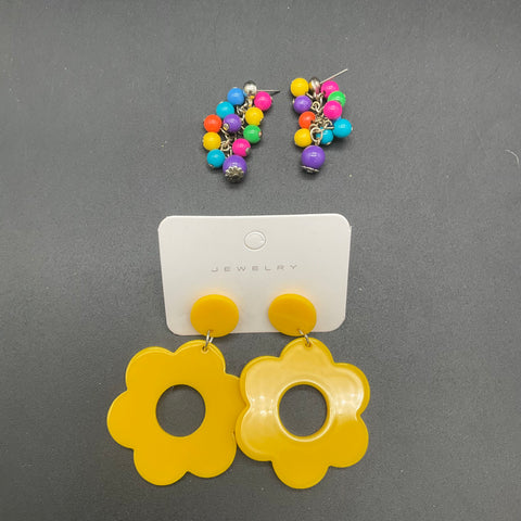 Vibrant Kid Core Jewelry Lot 20pc Rainbow Clown Gumball Machine Butterfly Heart