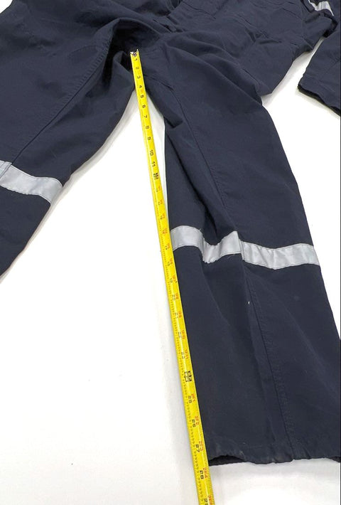 Y2K Fecsa French Navy Marine Nationale Reflective Work Coveralls Jumpsuit M