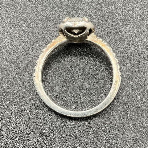 Pandora S925 Sterling Silver Elevated Heart Halo CZ Ring Size 48 / US 4.5