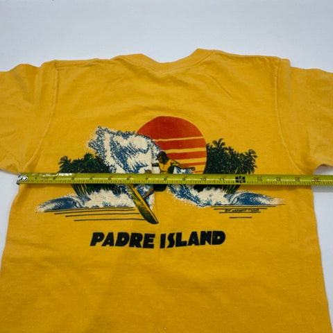 Vintage 80s Padre Island Surf n' Wear T-Shirt Single Stitch Pocket Sz S