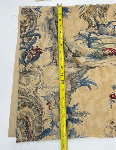 Brunschwig & Fils La Menagerie Venetian Mythical Creatures Upholstery Fabric