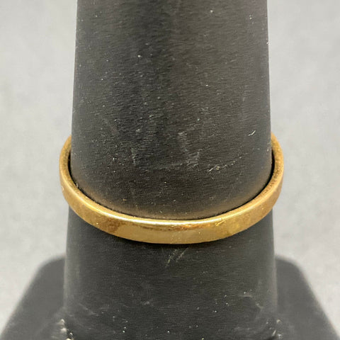 Vintage Uncas 18K GE Faux Emerald Glass Marquise Halo Ring Size 8 Costume