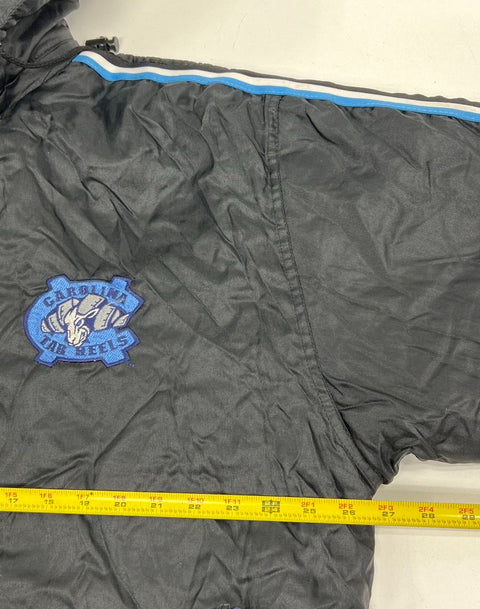 Vintage 90s IGNIK Black Carolina Tar Heels UNC Tracksuit Jacket Pants Men's XL