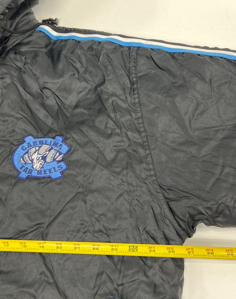 Vintage 90s IGNIK Black Carolina Tar Heels UNC Tracksuit Jacket Pants Men's XL