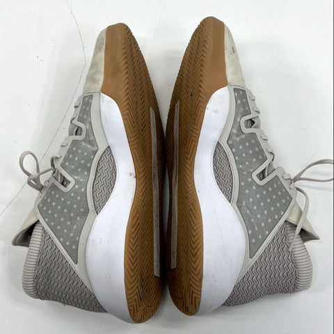 Adidas Pro Vision Cloud White Grey Gum Sole Basketball Shoes Men's Size 18