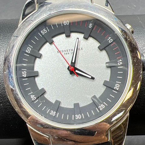 Kenneth Cole KC1319 Black Band Wristwatch New Battery