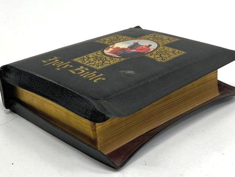 Vintage 1961 Consolidated Black Golden Rule Edition Holy Bible KJV
