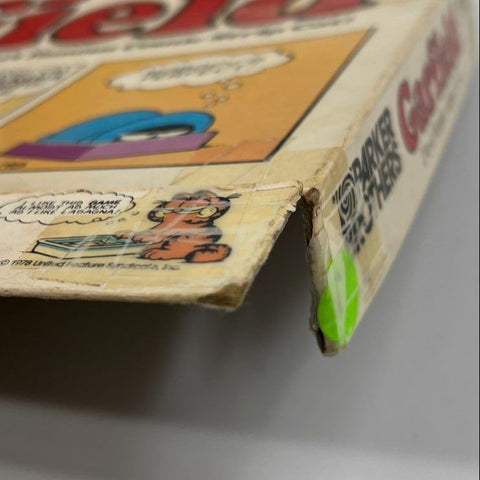 Vintage 1978 Garfield Board Game Parker Brothers Featuring America's Comic Cat