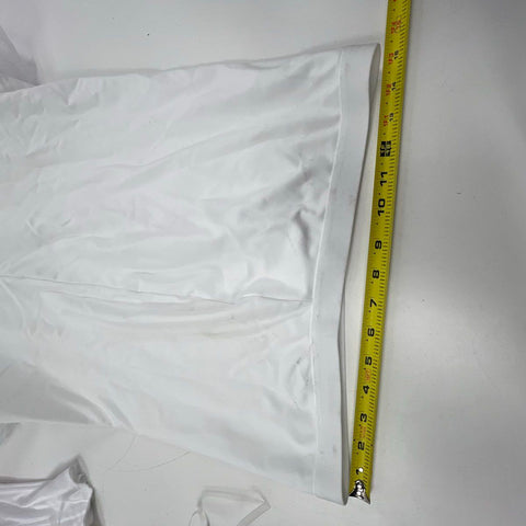 Dominique Women's Bridal Lot Corset 42DD/E Trumpet Slip L Hair Vine White