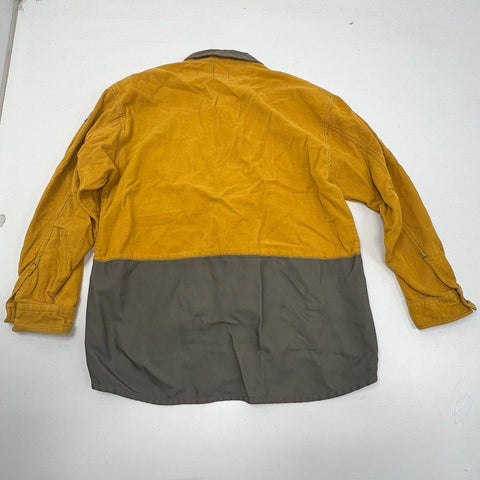 Reactor Manufacturing Corduroy Shirt Jacket Vintage 90s Skate Workwear Mens L