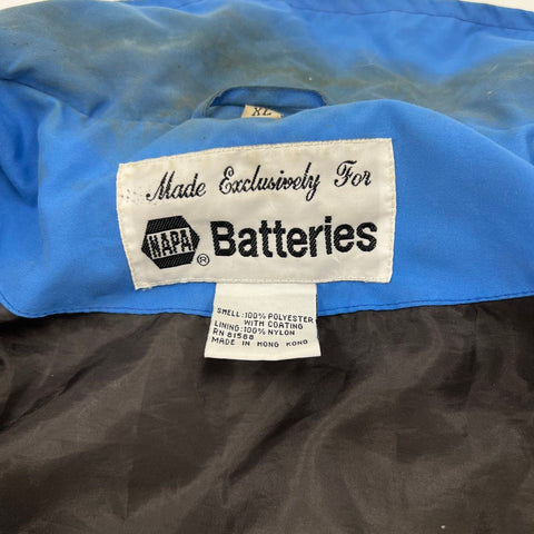 Vintage 90s NAPA NASCAR Select Embroidered Racing Jacket Windbreaker Sz XL