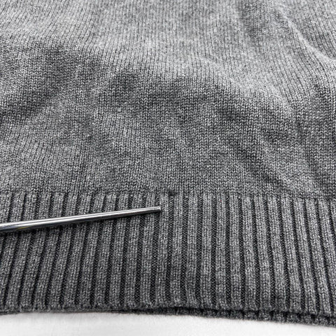 Polo Ralph Lauren Men's Gray Quarter Zip Cotton Sweater Sz 2XB