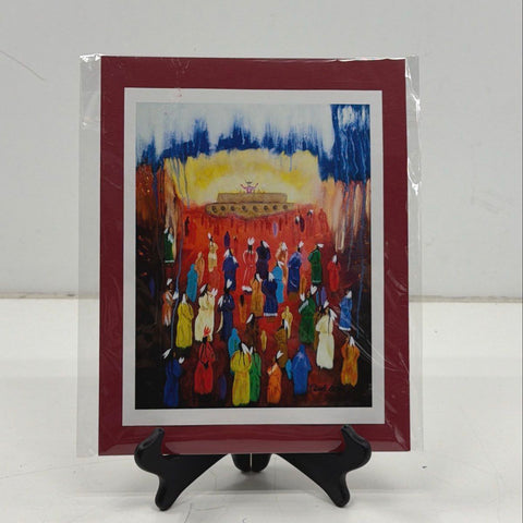 R Wade Brown Shaman I Native American Art Print Signed 10x13 Matted