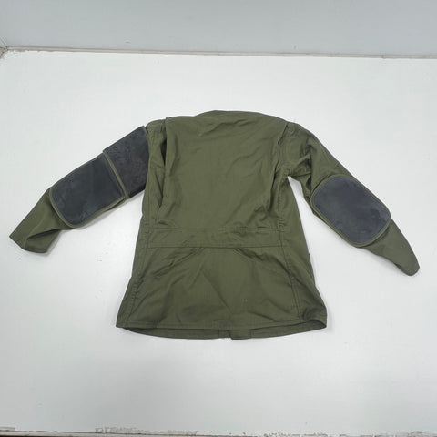Vintage 10-X Green Canvas Padded Recoil Hunting Shooting Field Jacket USA