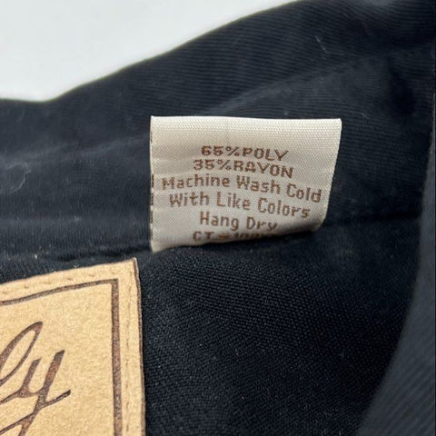 Scully Men's Western Shirt Black Red Floral Tooled Embroidered Snap XXL P-634